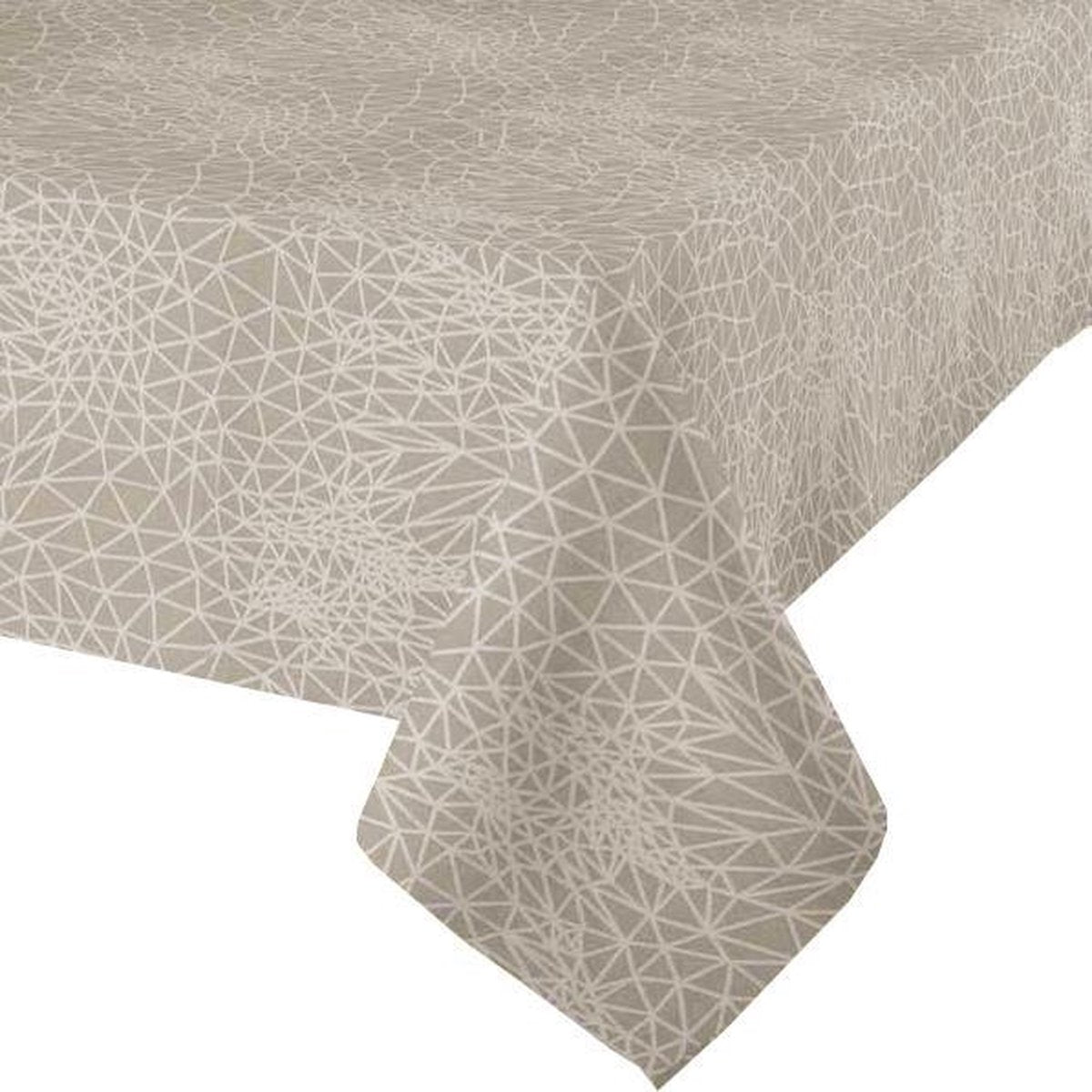 MixMamas Tafelkleed Gecoat Infinity -140 x 200 cm - Beige