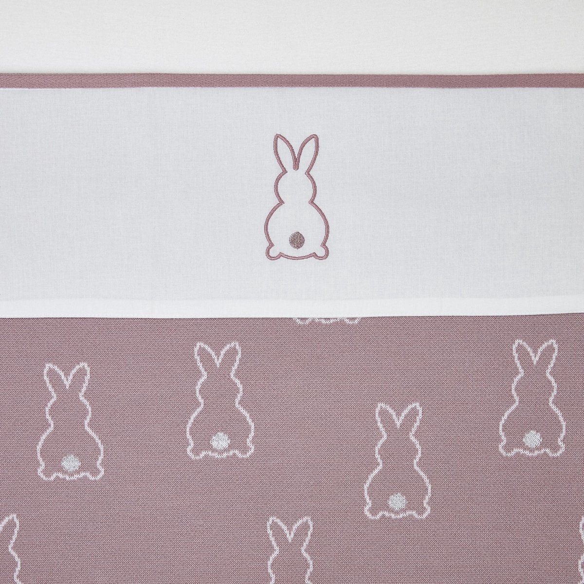 Meyco X Mrs.Keizer wieglaken Rabbit - Lilac - 75x100 cm
