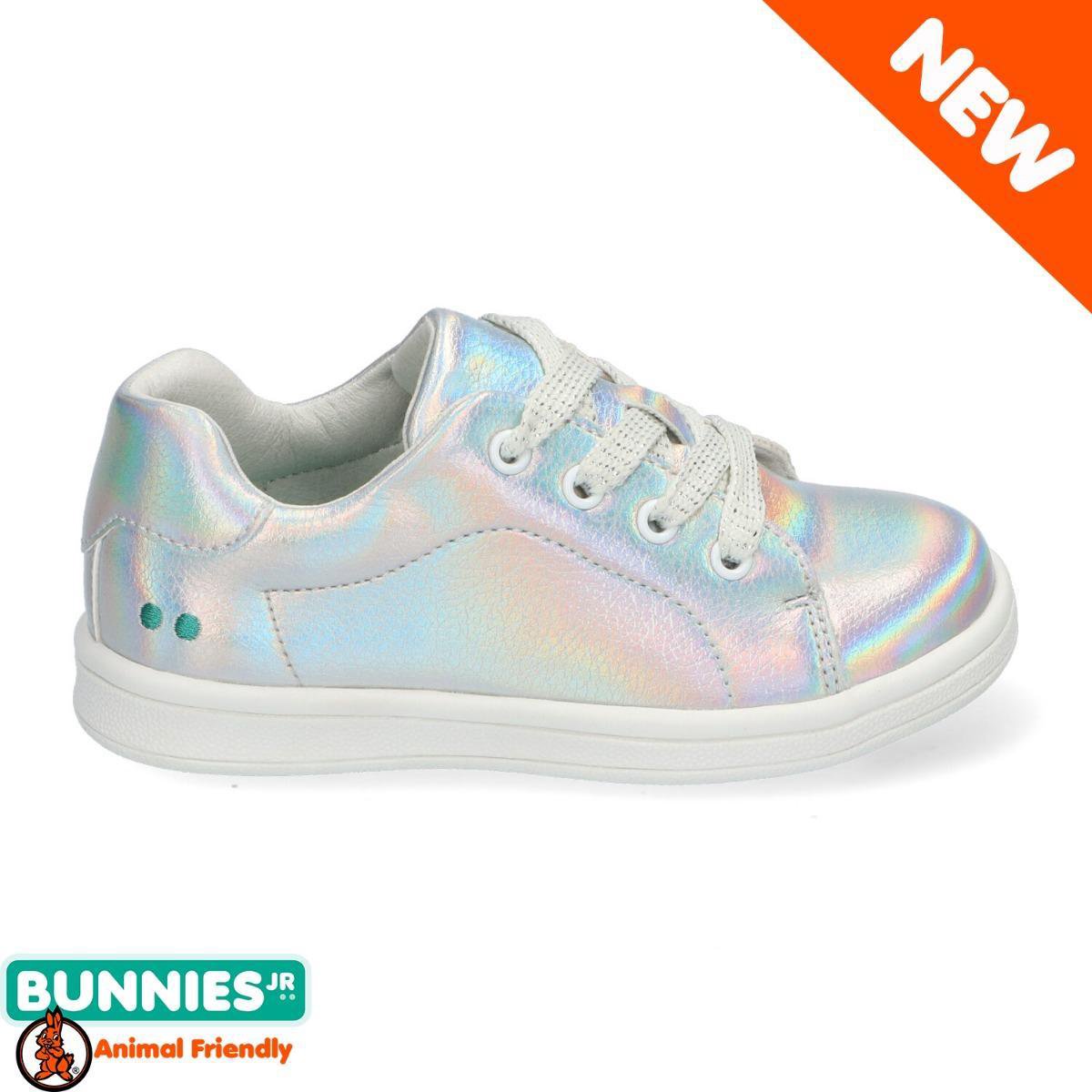 Bunnies Jr 220141 Lage sneakers - Meisjes - Zilver - Maat 25