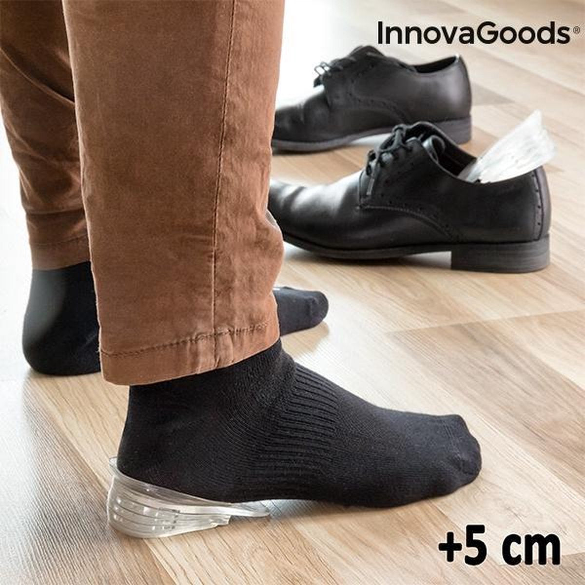 InnovaGoods Verhogende Siliconen Inlegzolen x5 cm