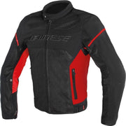 DAINESE AIR FRAME D1 ZWART ROOD ROOD TEXTIEL MOTORJAS 50