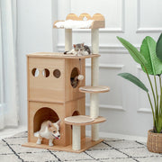 TBG Huisdier Krabpaal Condo Huis Scratcher Krabpaal Klimboom Speelgoed voor Kat Kitten Beschermende Meubels AMT0071BG