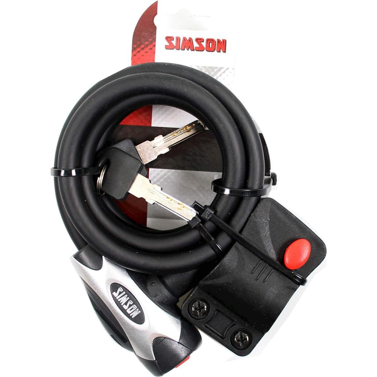 Simson Regular - Kabelslot - 150 cm - Zwart