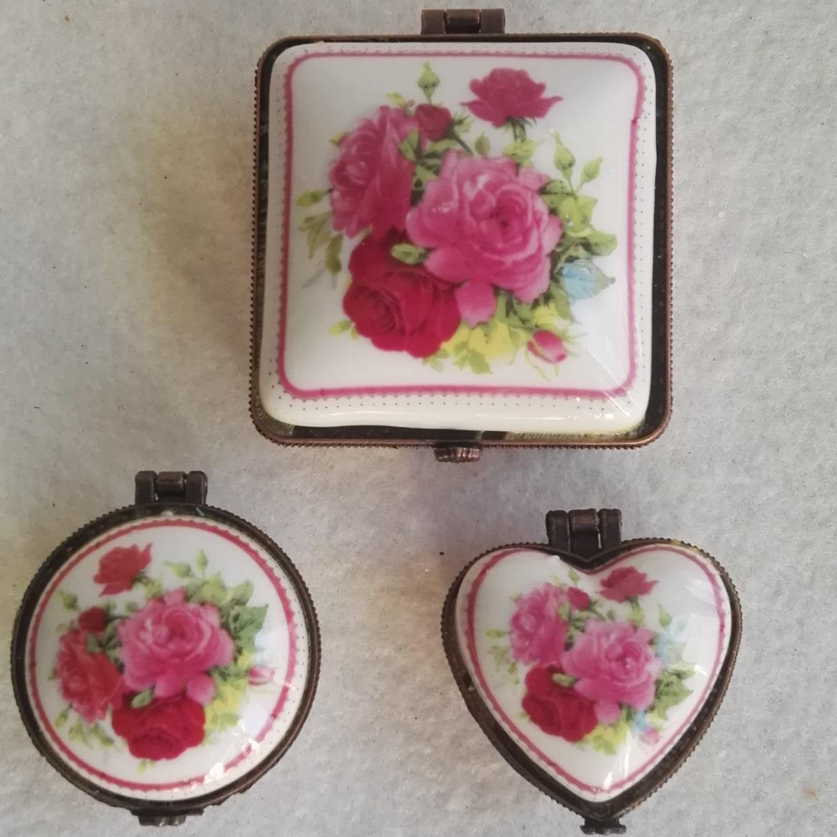 MadDeco - pillendoosje - porselein - 3 stuks - set(15)