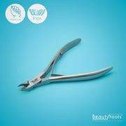 Beautytools Nagelriem Knipper/INOX Vellentang Voor Het Verwijderen Van Nagelriemen (Cuticle Cutter) - 3 mm Bek (Square Box) (NN-2359)