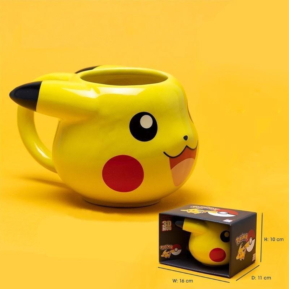 POKEMON - 3D Mug 475 ml - Pikachu