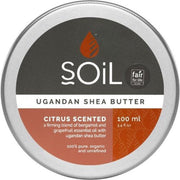 Soil - Shea Butter Citrus | Karité Boter | Voor De Droge En Zeer Droge Huid | Vrouwen | Hydraterend  Voedend Verzachtend | Helpt De Huid Te Genezen | Super Leuk Cadeau