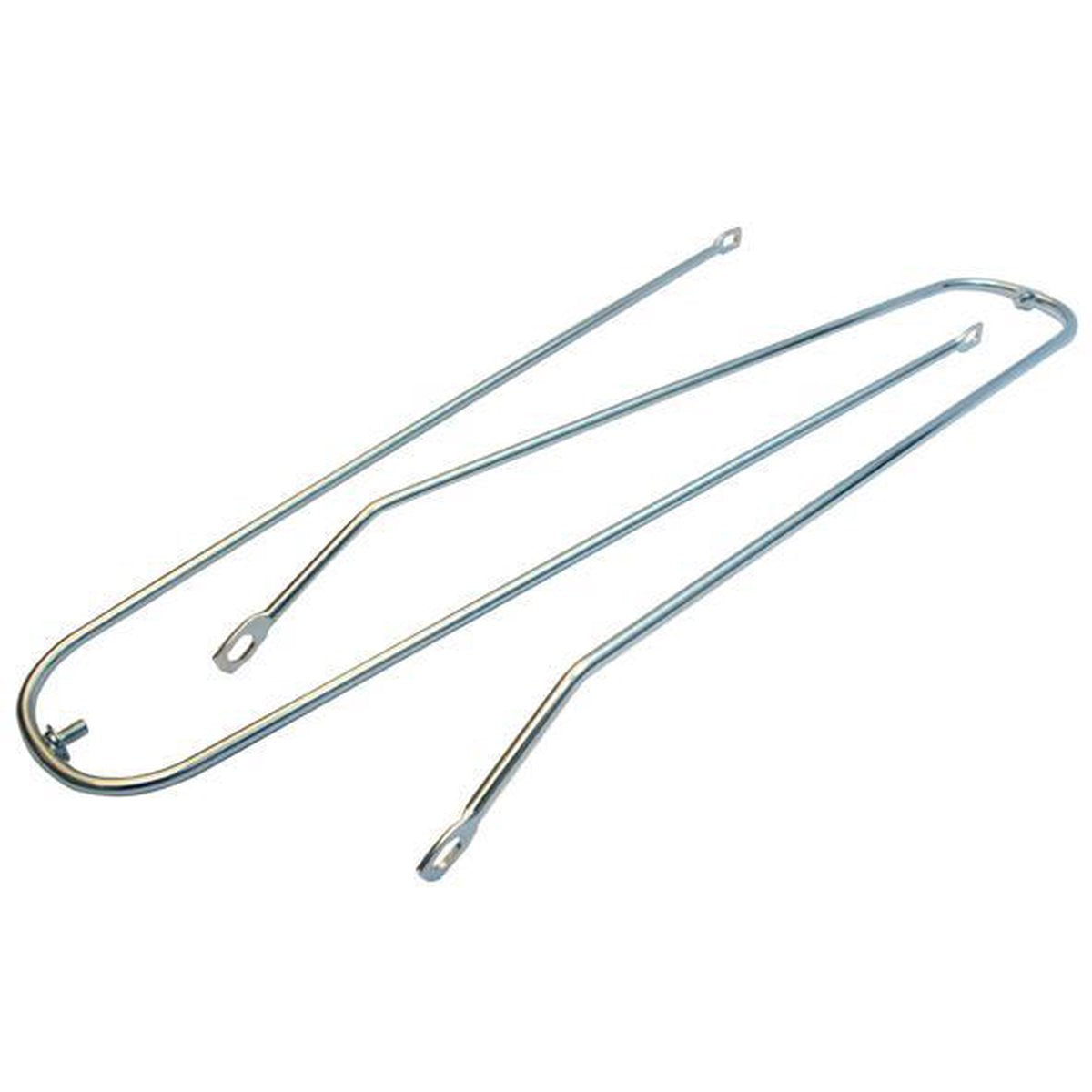 Hzb spatbordstang set chroom 28 inch / 622 frame bestiging