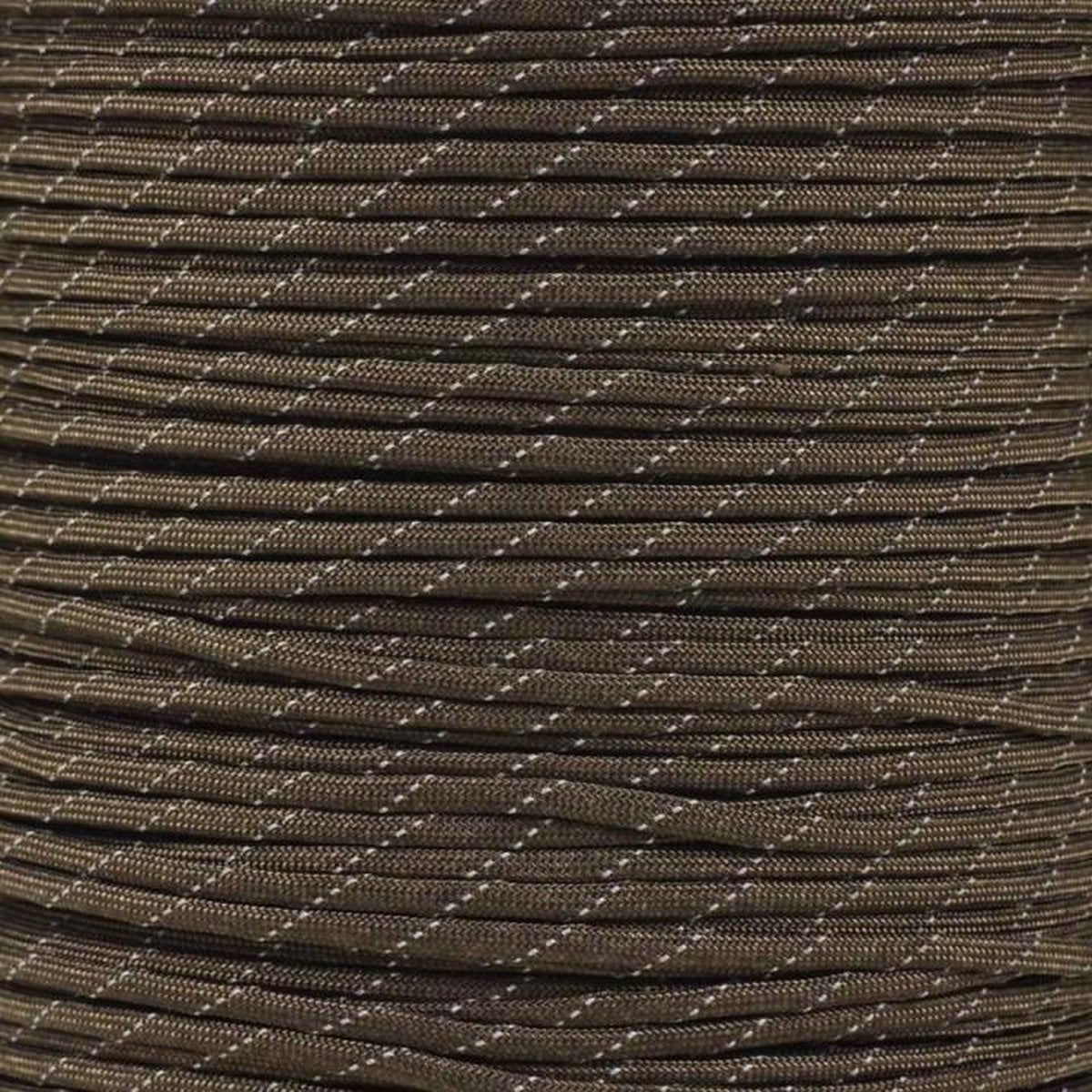 Rol 100 meter - Leger Groen Reflecterend Paracord 550 - #58
