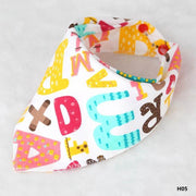 JillyBee - Slab - Slabbertje - Slabber - Bandana - Dieren - Letters - Multicolor