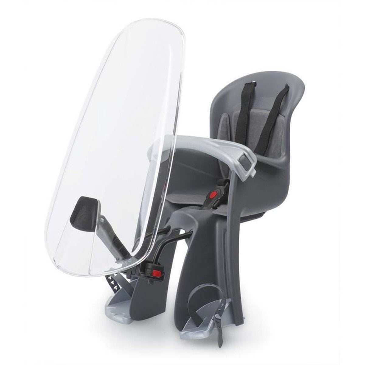 Polisport Bilby - Fietsstoeltje Voor + windscherm - Zwart