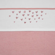 MEYCO | Ledikantlaken | Hearts | Oudroze | 100% Katoen | 100 x 150 cm