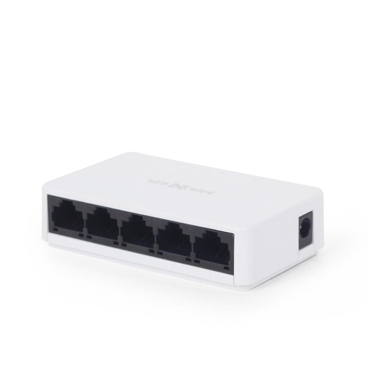 Maxxter - LAN Switch - 5 poorten - 100 Mbps - Klein van formaat - Plug & Play - Thuisnetwerk creëren - Inclusief voedingsadapter - Geen installatie of configuratie vereist