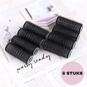 BeautyFit Haarkrulset 8-delig - Krulspelden - Watergolf Haarrollers - Kleefrollers - Hoge kwaliteit Haarkrullers- 8 Stuks