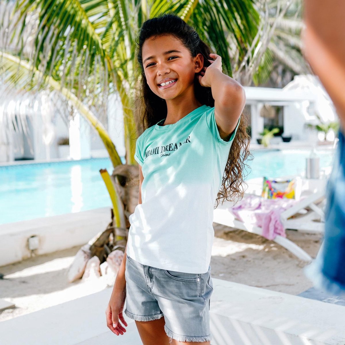 Raizzed meiden t-shirt Alexandria Pastel Leaf