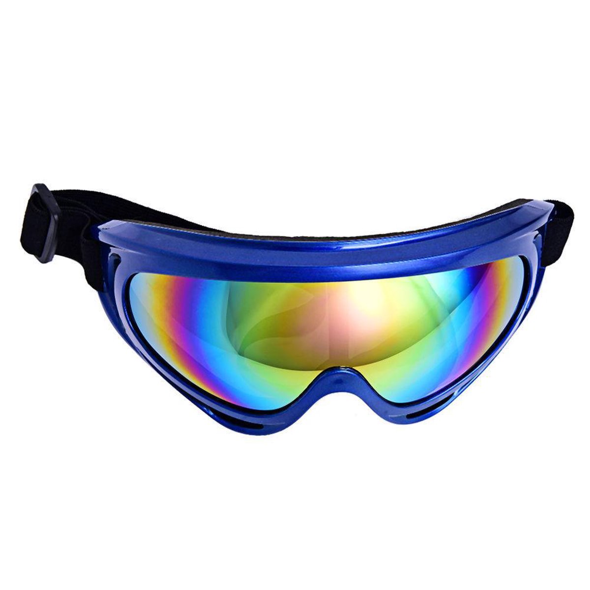 skibril /snowboard wintersport (donkerblauw)