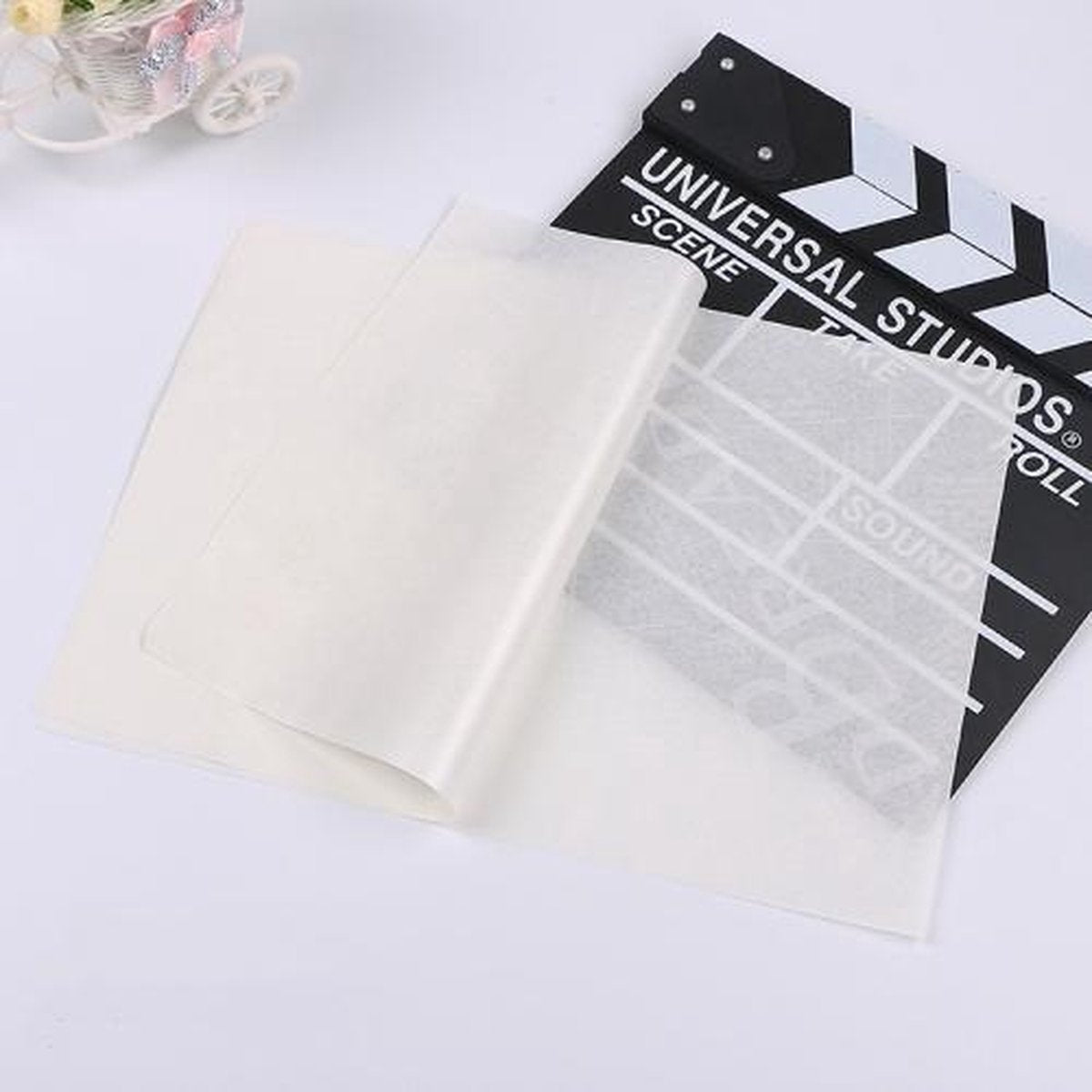 2 pakjes Cake Vetvrij papier Bakverpakkingen Bordpapier Hamburgerpapier
