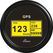 Wema zwarte digitale GPS