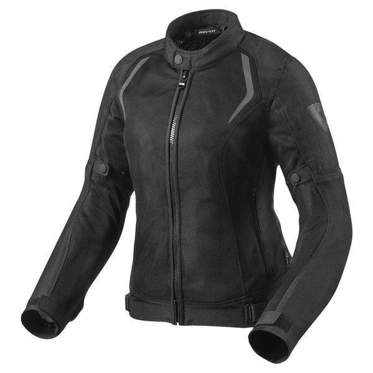 REV'IT! Torque Lady Camo Black Grey Textile Motorcycle Jacket 36
