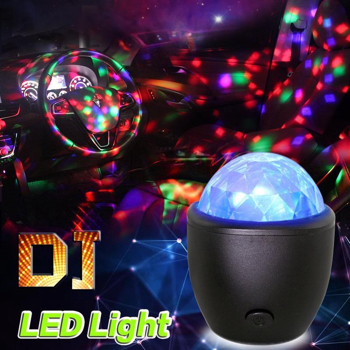 Mini Discolamp - USB Discobal - Kinderen en Volwassenen - Disco Lamp