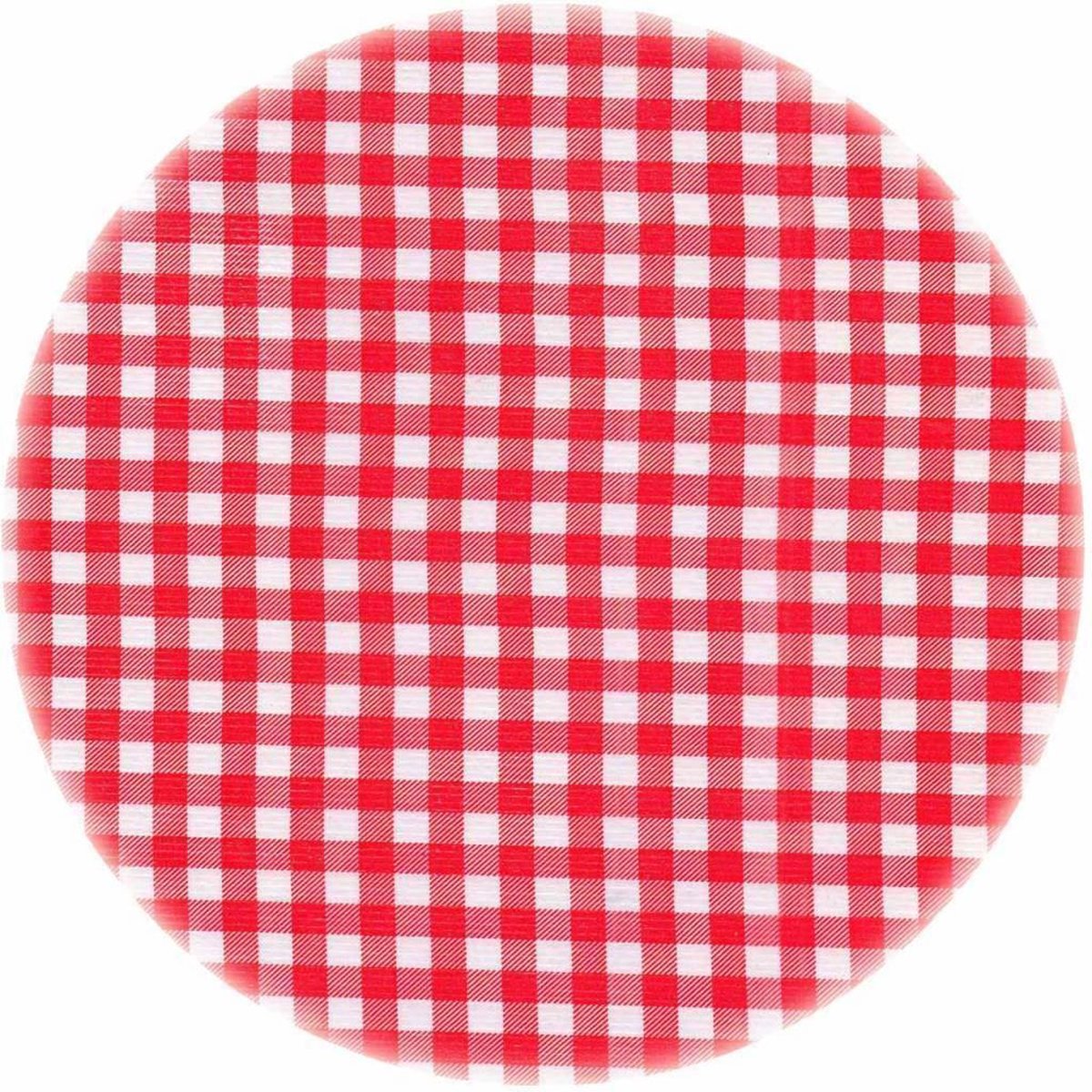 MixMamas Tafelzeil Rond - Ø 120 cm - Ruitje - Rood