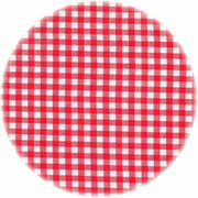 MixMamas Tafelzeil Rond - Ø 120 cm - Ruitje - Rood