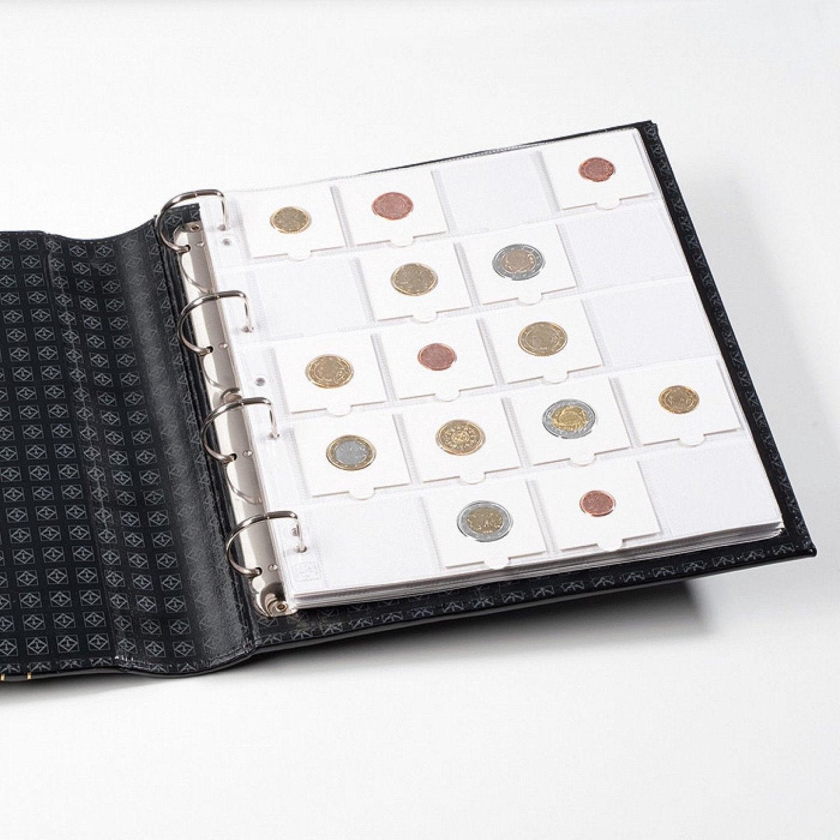 Muntalbum leuchtturm classic grande voor munthouders incl 10 muntbladen • ASSORTI