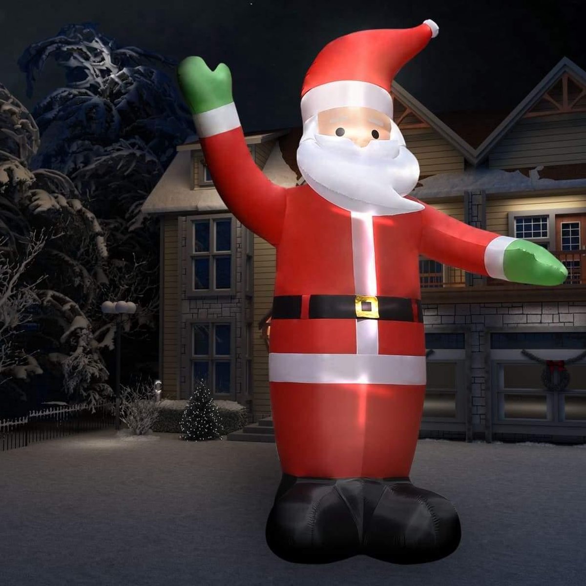 Medina Kerstman opblaasbaar met hogedrukventilator XXL 10 m