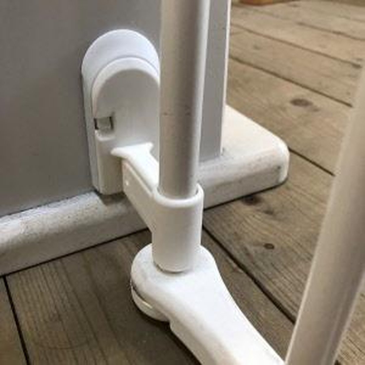 BabyDan Flex Wall-Fixset onderaan Wit 2x4cm