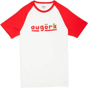 AU GORK WIT/RODE RAGLAN T-SHIRT