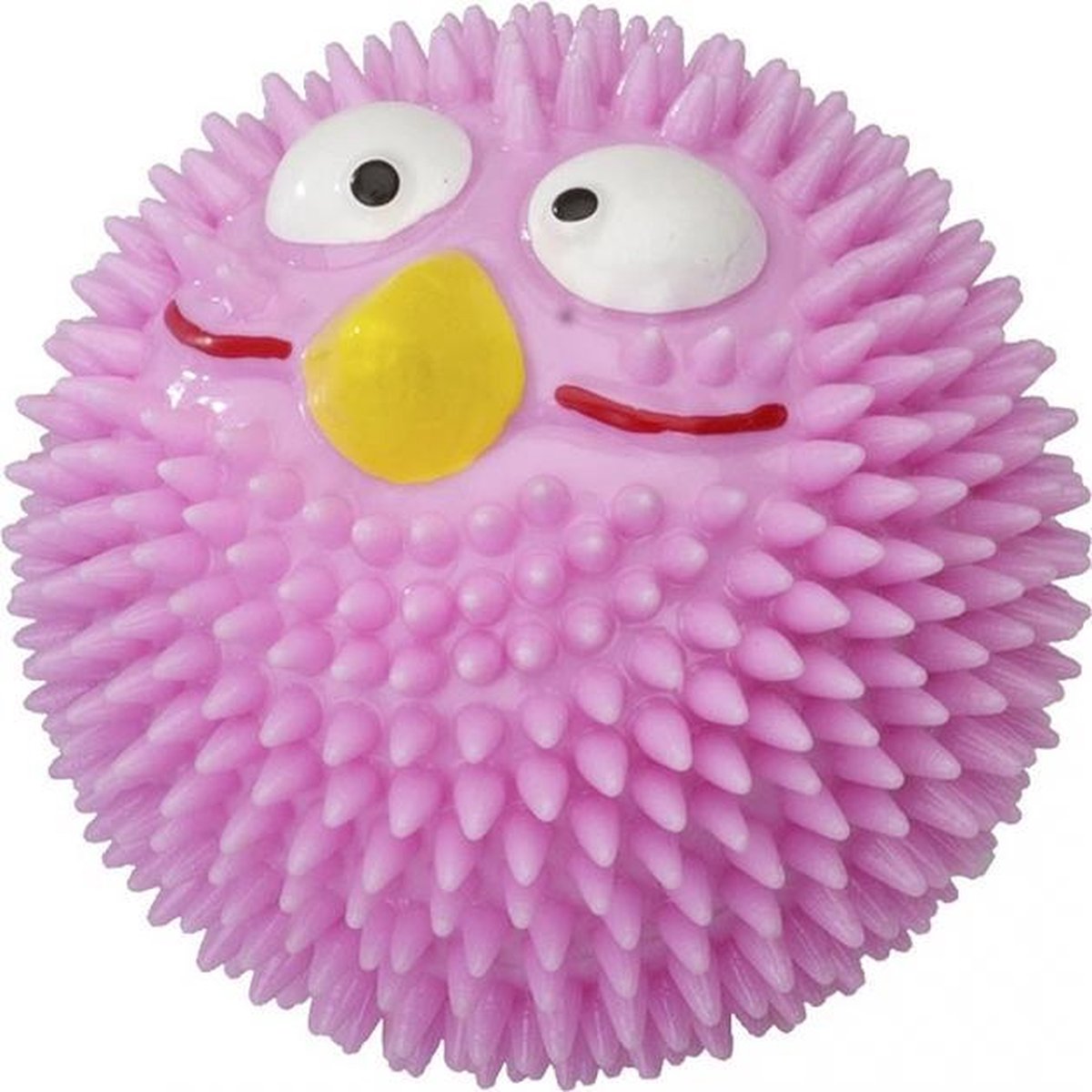 Ebi kauwspeelgoed Rubber lucky bird met aardbeiensmaak Roze M - 8