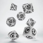 Polydice Set Q-Workshop Dragons White Black