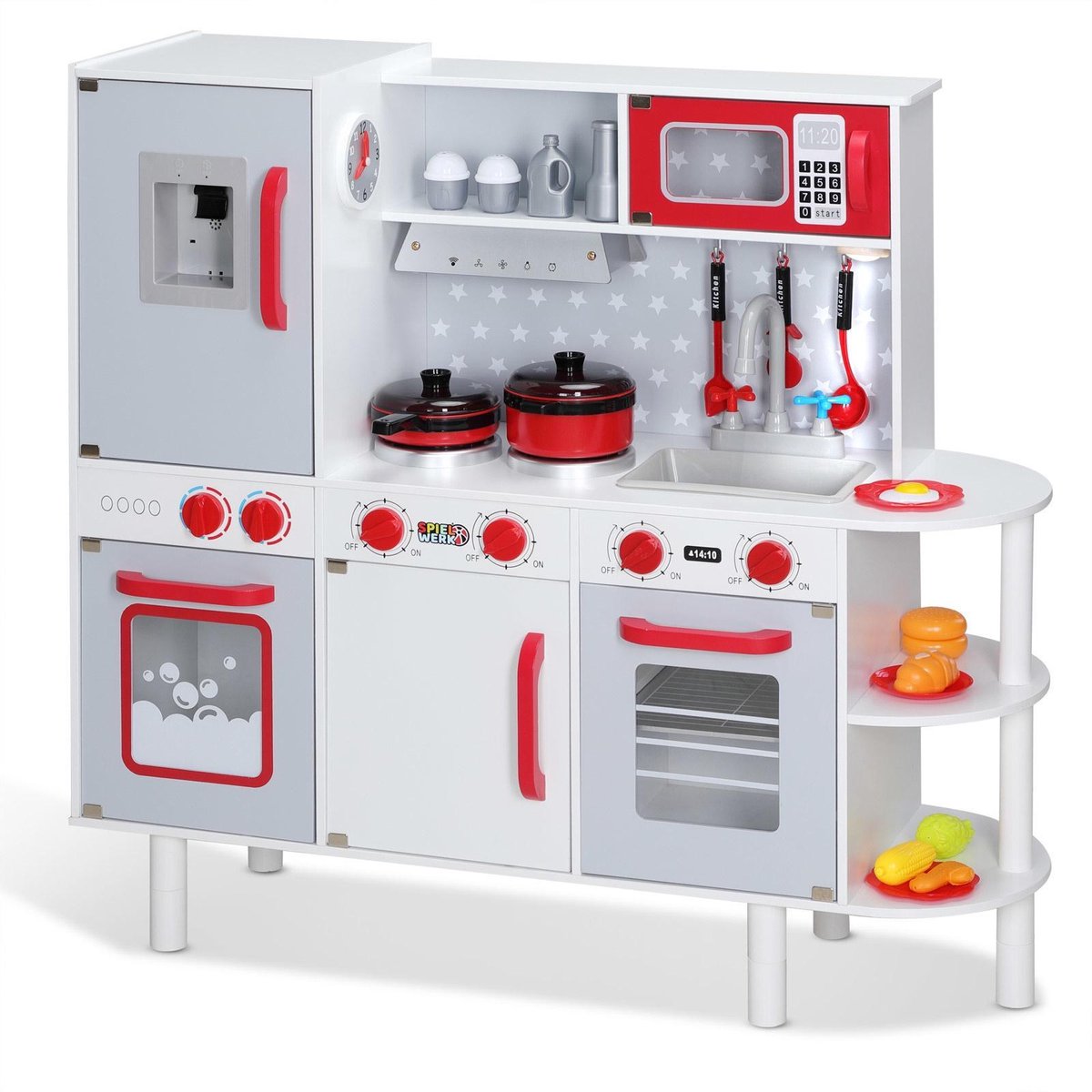 Spielwerk Speelkeuken hout incl. accessoires 57x29