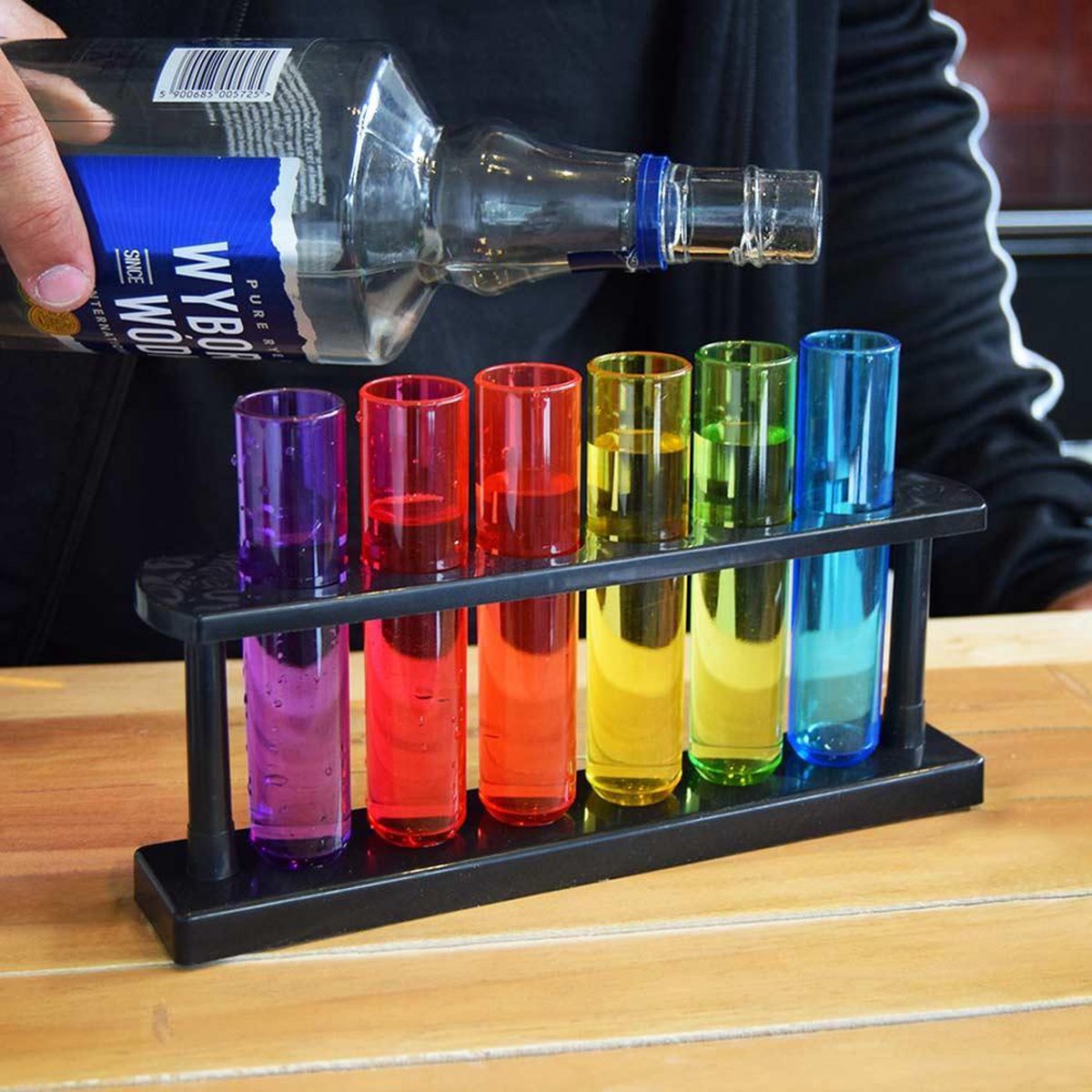 Reageerbuis Shotjes 6 shotbuisjes 50ml