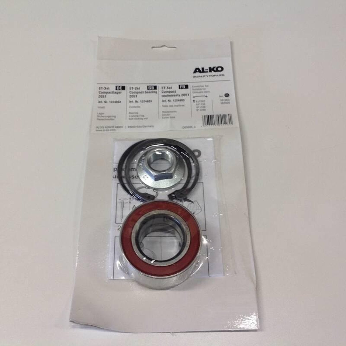 Compactlagerset Alko 2051 tot 1500 kg in blister