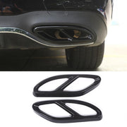 Mercedes AMG Look Black uitlaat trim tip decoratie lijsten A Klasse W176 CKlasse W205 B Klasse W166 C292