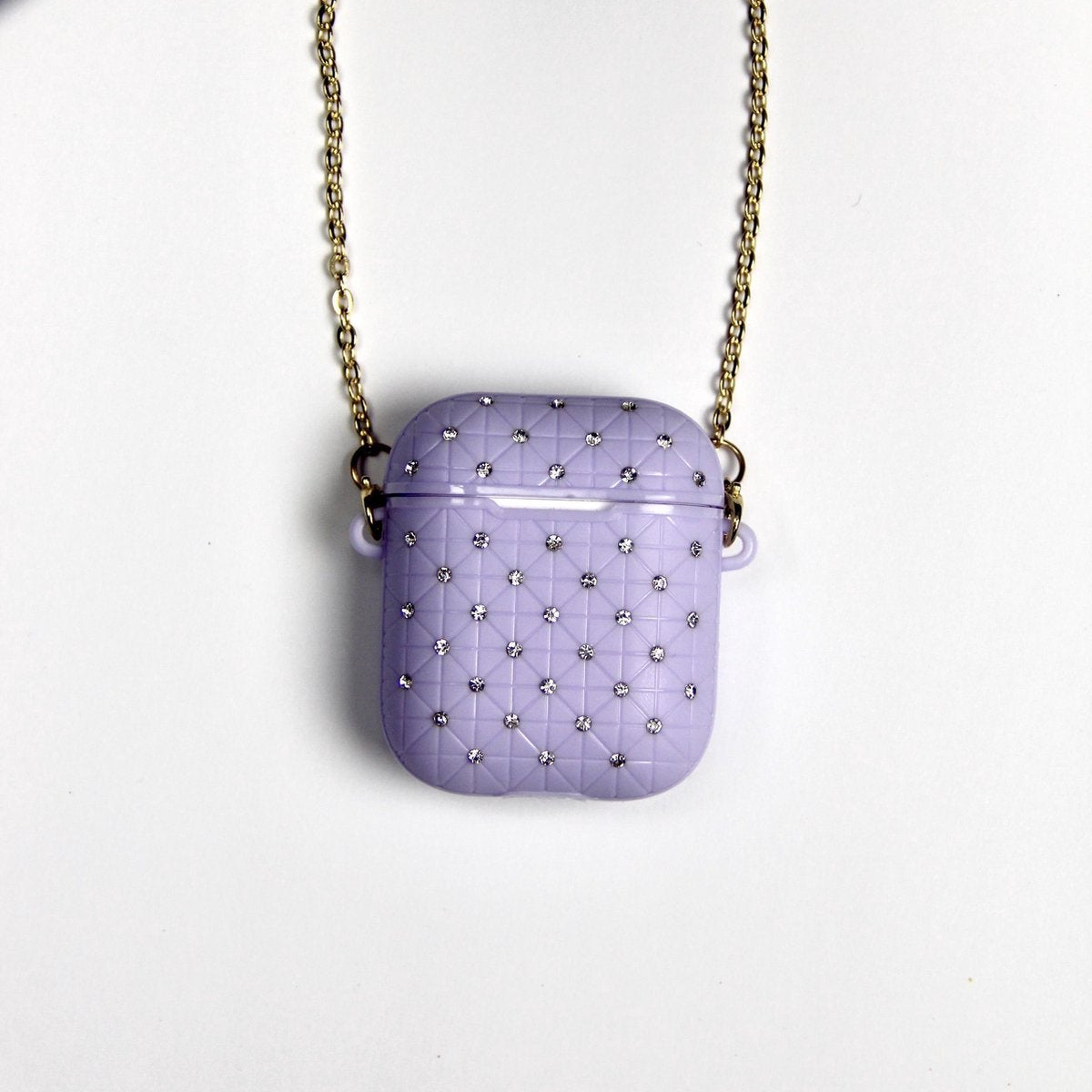 Crystal  - AirPods Case - Purple - AirPods 1 en 2