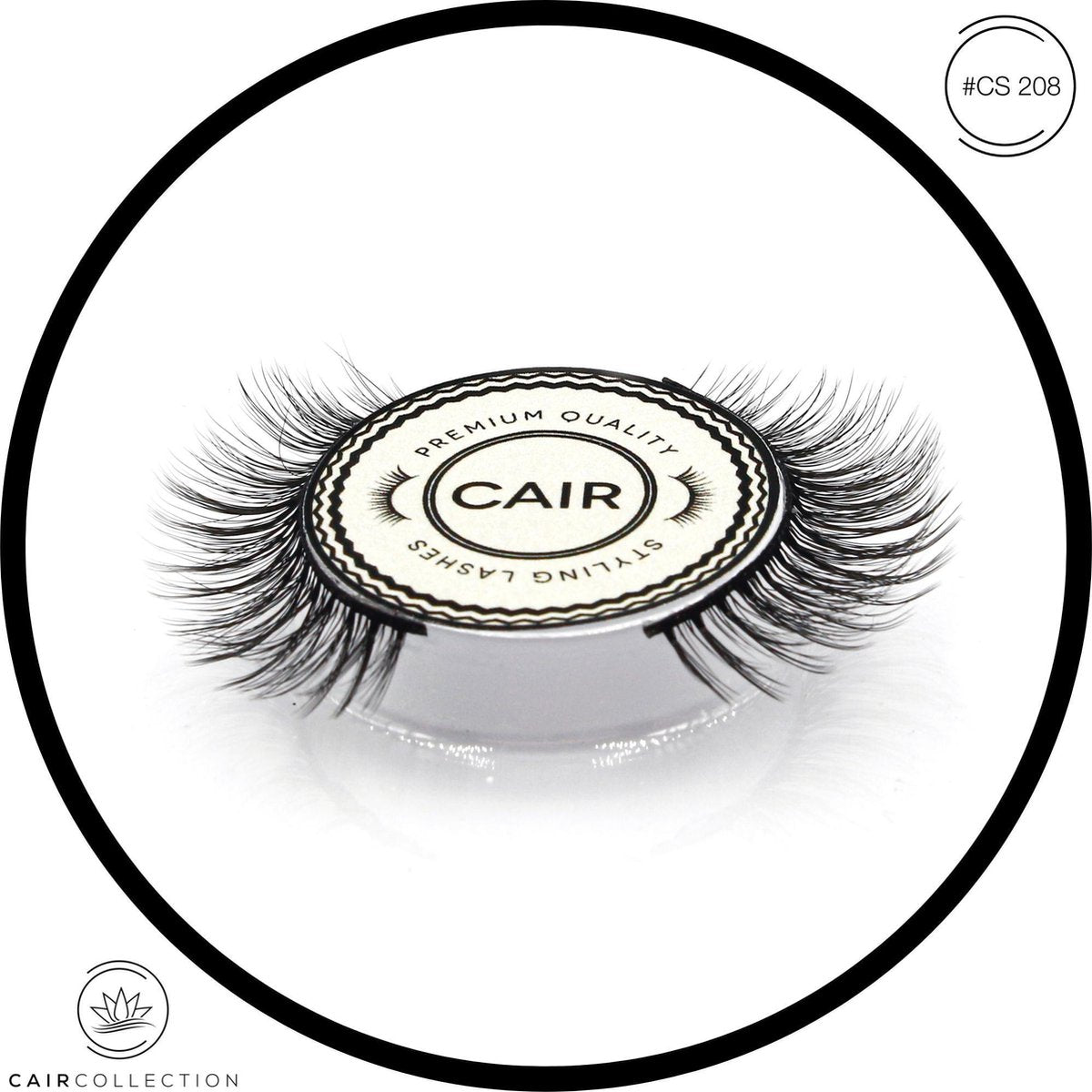 CAIRSTYLING CS#208 - Premium Professional Styling Lashes - Wimperverlenging - Synthetische Kunstwimpers - False Lashes Cruelty Free / Vegan