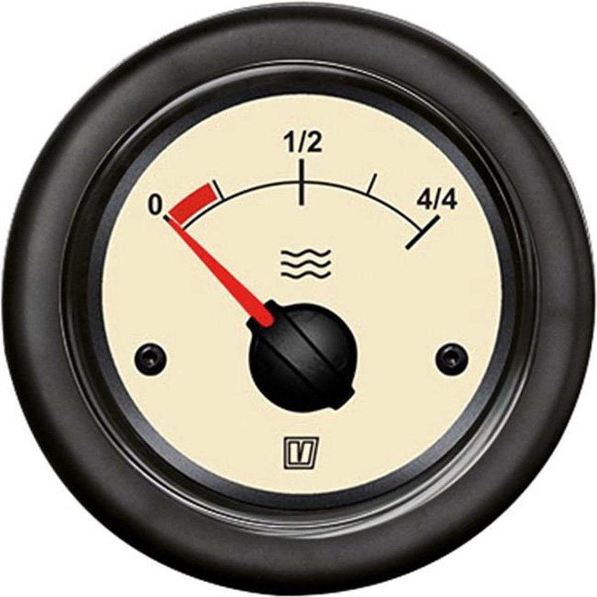 VETUS WATERN beige Watermeter 12/24V