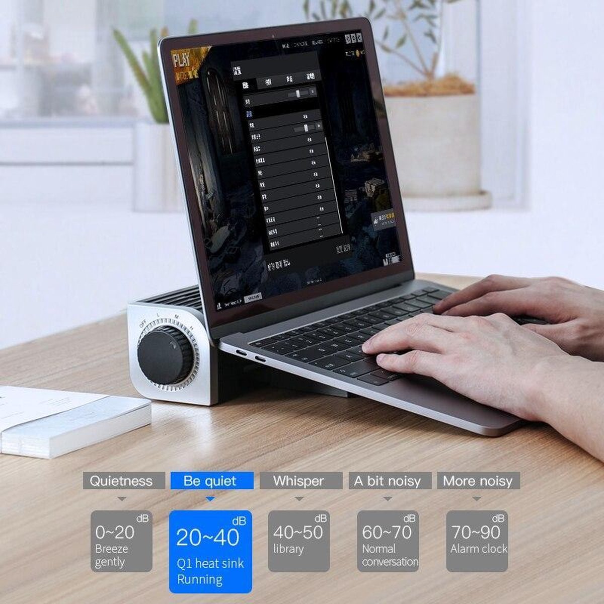 Laptop koeler - Coolingpad - Ventilator
