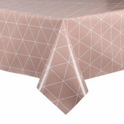 MixMamas Tafelzeil - 140 x 250 cm - Grafische print terra - roze
