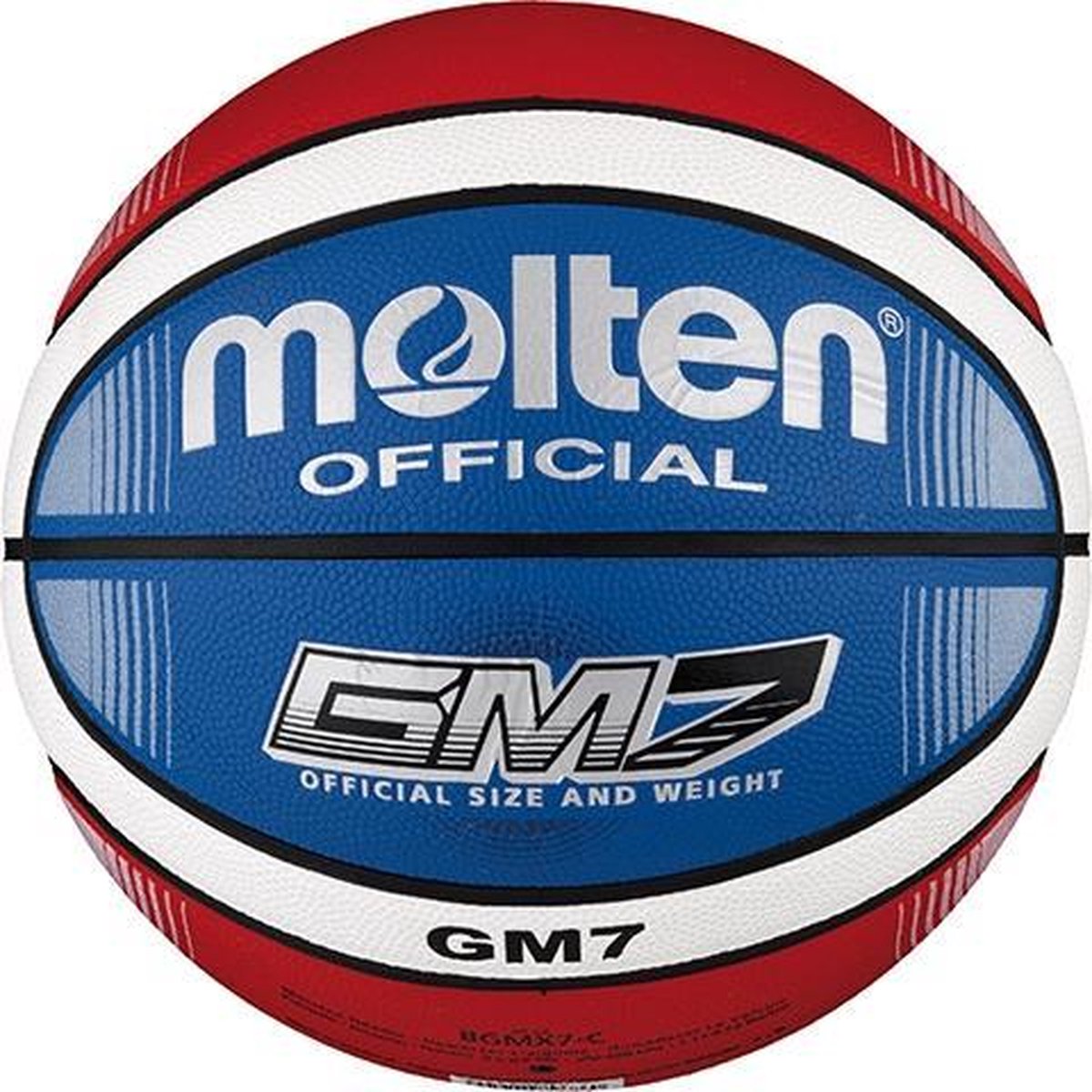 Molten Herren BGMX7C Ball BlauRotWei 7