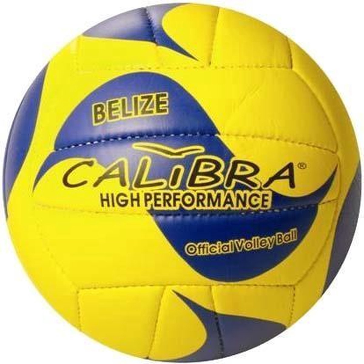 Calibra Beachvolleybal Belize Geel/blauw Maat 5