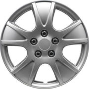 Autostyle Wieldoppen 15 inch Illinois Zilver - ABS