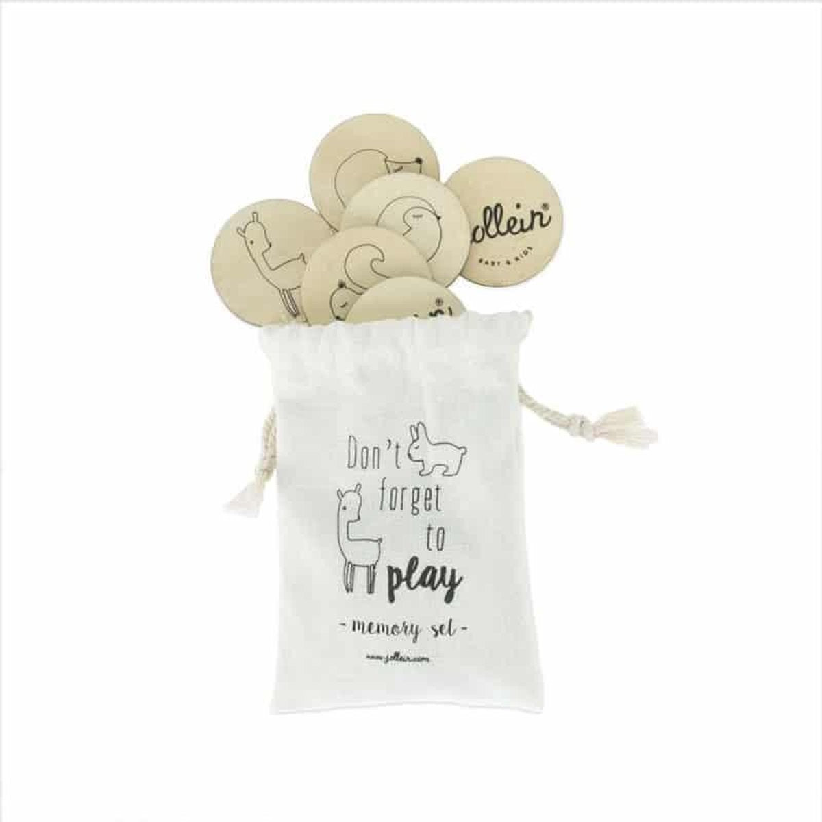 Jollein Memory Spel van Hout - Forest friends