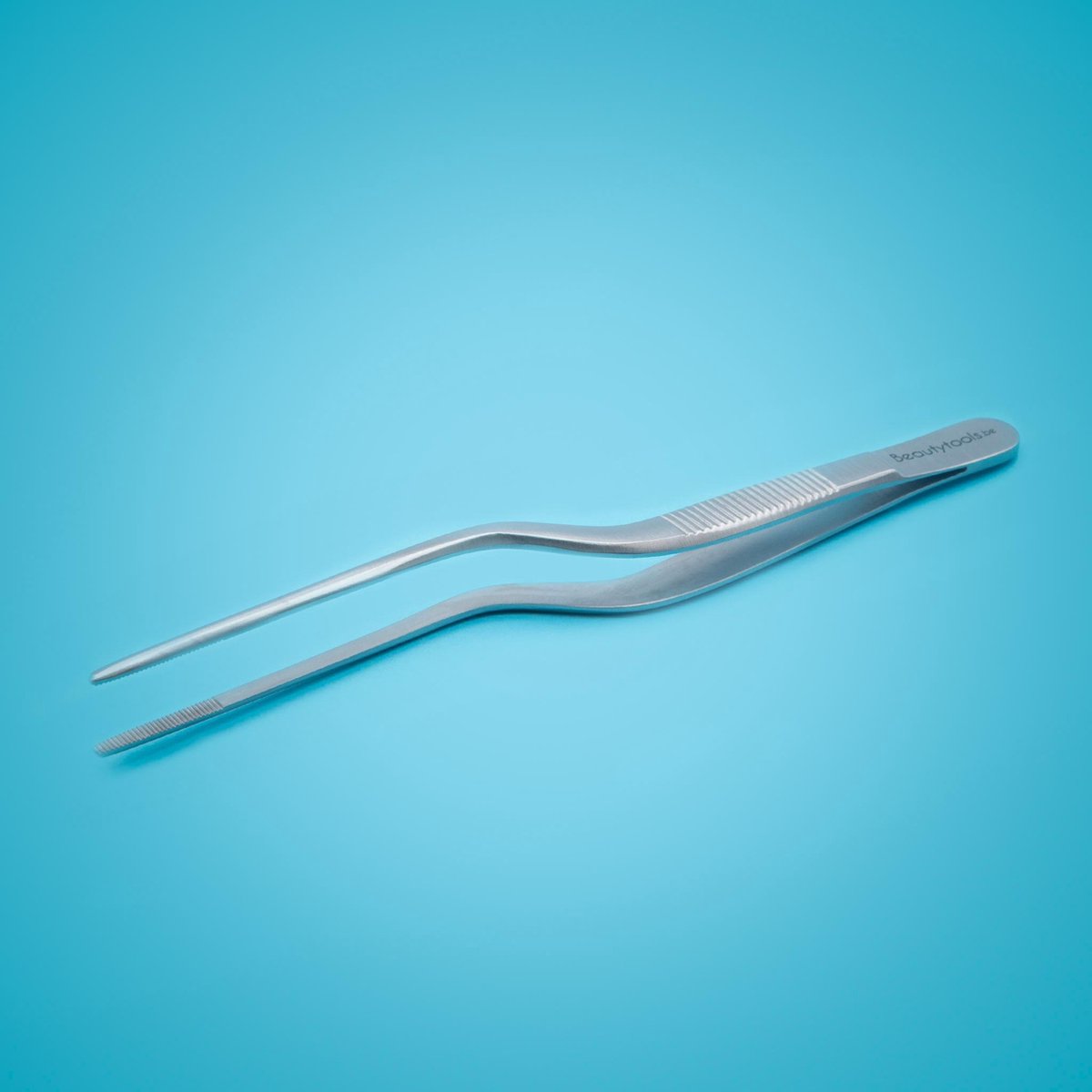 Beautytools PERFECTION Puntpincet/Rechte Pincet Met Microvertanding (Z-vormig) (14.5 cm) - (PT-1017)