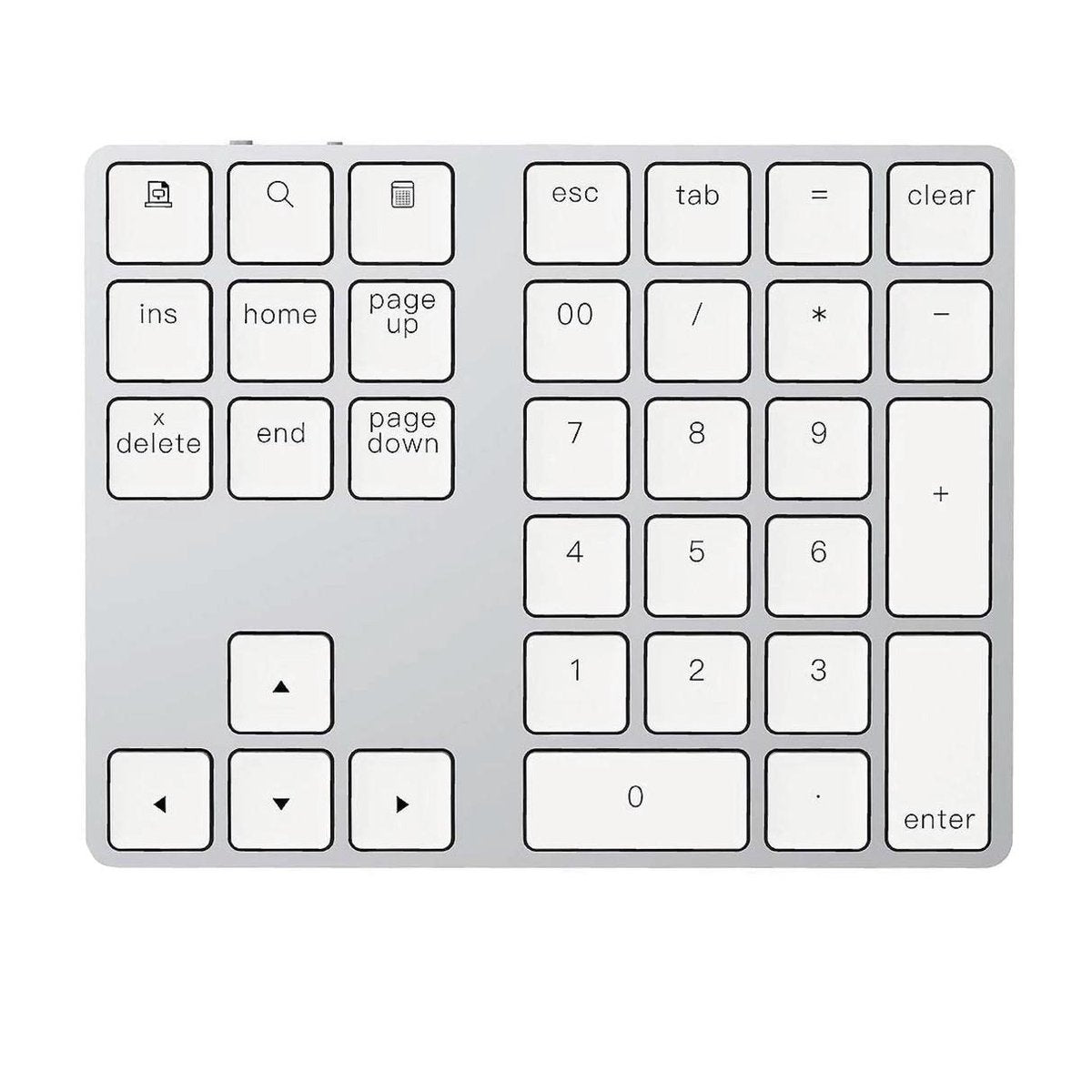 iMounts Draadloos Numeriek Toetsenbord - Apple - Silver