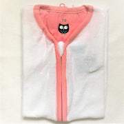 Baby Slaapzak Badstof 70 cm Wit Roze