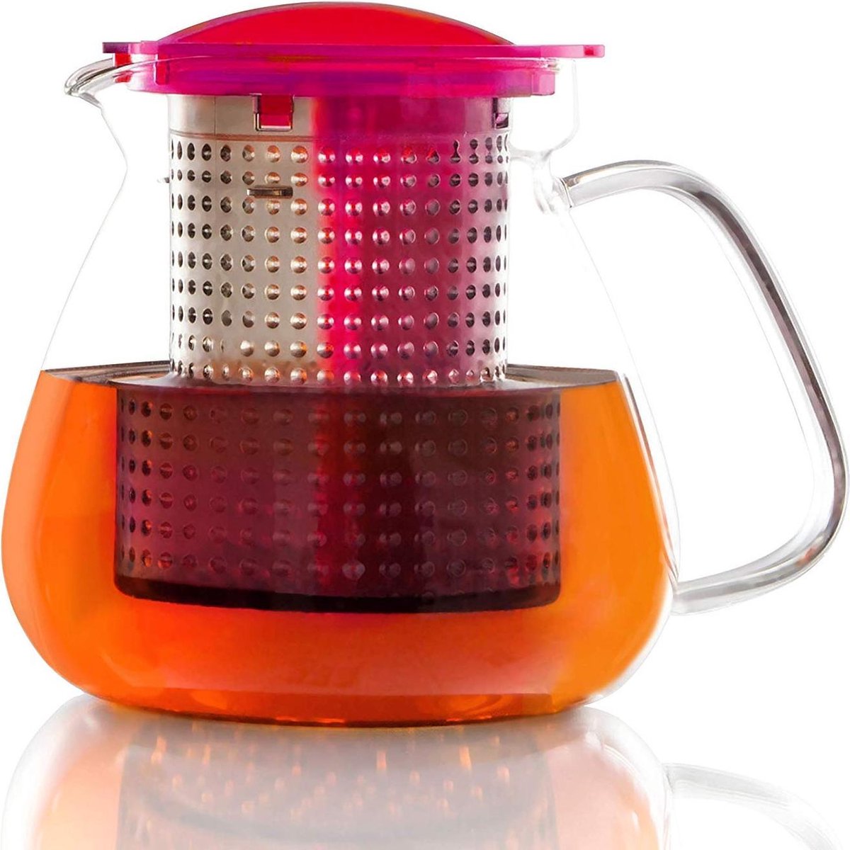Finum Theekan En Filter - 1L - Rood