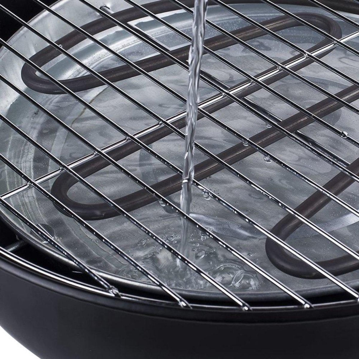 Tristar BQ-2880 Elektriche Tafelbarbecue - Grilloppervlak Ø30 cm - 1250W - Zwart